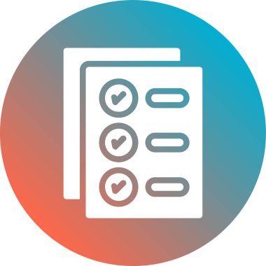 Belge simgesinin vektör illüstrasyonu