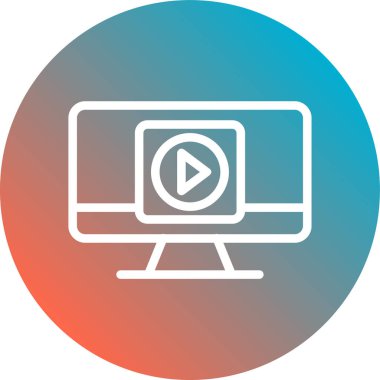 Çalma simgesinin vektör illüstrasyonu