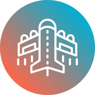 Modern simgenin vektör illüstrasyonu