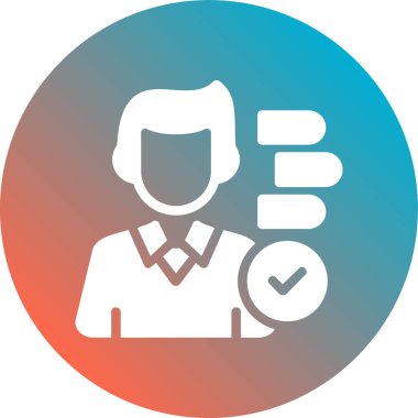 İnsanların kullanıcı simgesinin vektör illüstrasyonu. kullanıcı simgesi