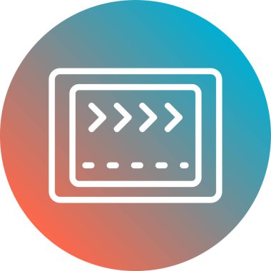 Seo simgesinin vektör illüstrasyonu