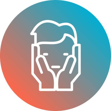 İnsan simgesinin vektör illüstrasyonu