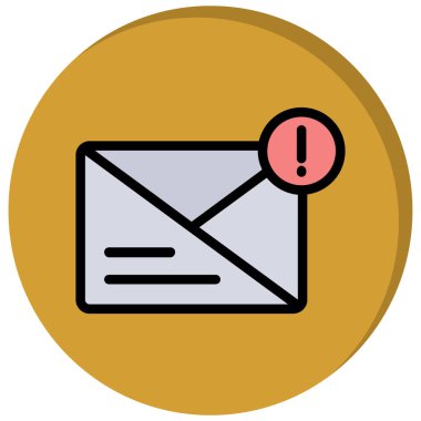 e- posta simgesi vektör illüstrasyonu