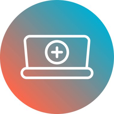 Modern simgenin vektör illüstrasyonu