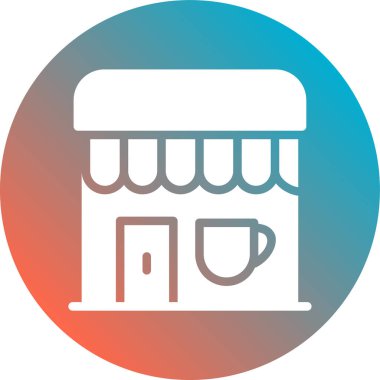 mağaza web simgesi basit illüstrasyon