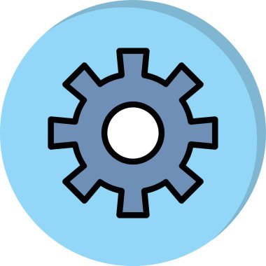 Vektör dişli simge tasarlamak