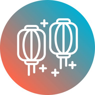 Modern simgenin vektör illüstrasyonu