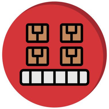 Çizgi film simgesinin vektör çizimi