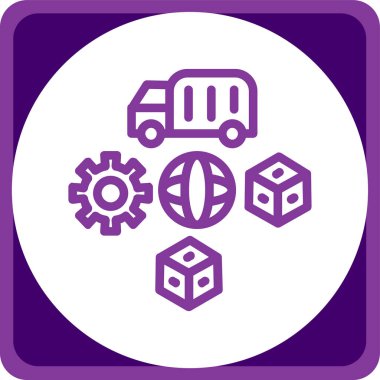 seo modern simgesinin vektör illüstrasyonu