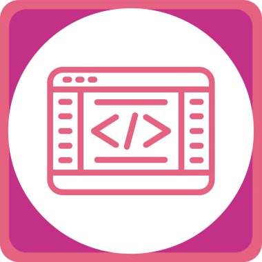 Web tarayıcı vektör simgesi