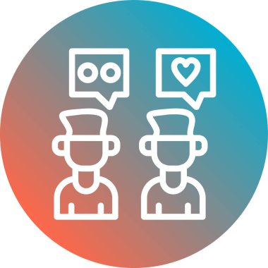 İnsan simgesinin vektör illüstrasyonu