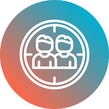 İnsan simgesinin vektör illüstrasyonu