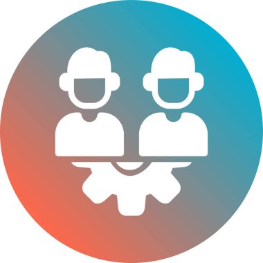 İnsan simgesinin vektör illüstrasyonu