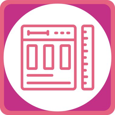 seo modern simgesinin vektör illüstrasyonu