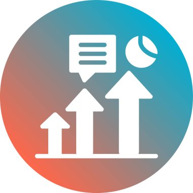 Sosyal Medya KPI Grafik Arkaplanı