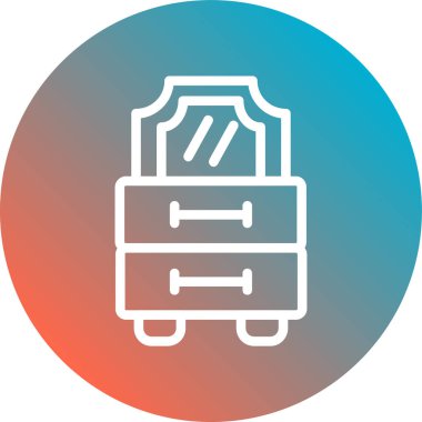 Sırt çantası simge vektör çizim