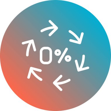 Modern bir simgenin vektör illüstrasyonu