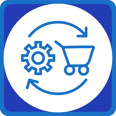 seo modern simgesinin vektör illüstrasyonu