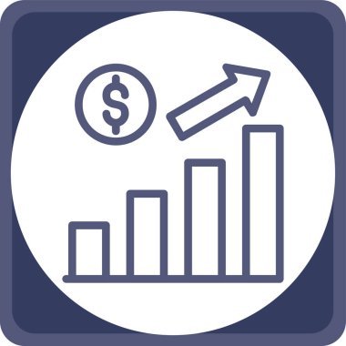 grafik ikonu vektör illüstrasyonu
