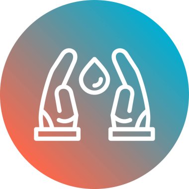 Çemberdeki bir mumun vektör çizimi