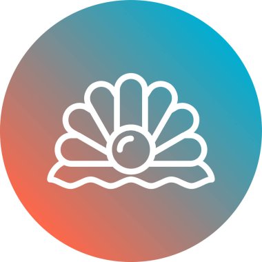 Deniz simgesinin vektör illüstrasyonu