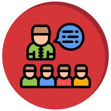 insanlar simge vektör illüstrasyonu