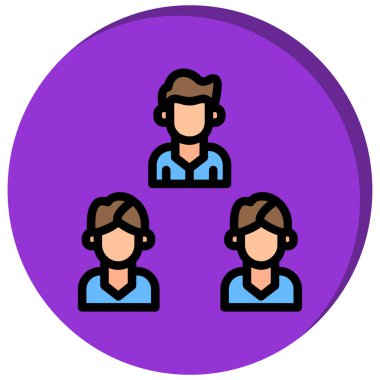 İnsan simgesinin vektör illüstrasyonu