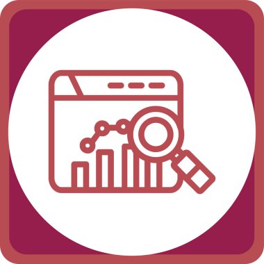 seo modern simgesinin vektör illüstrasyonu