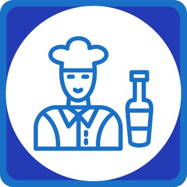 garson vektör sembol tasarımı