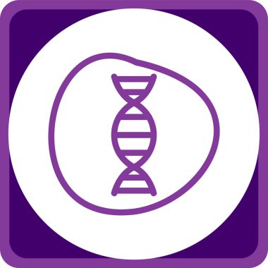 DNA simgesi vektör illüstrasyonu