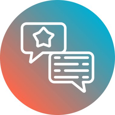 İleti Vektörü Şekil Simgesi Tasarımı