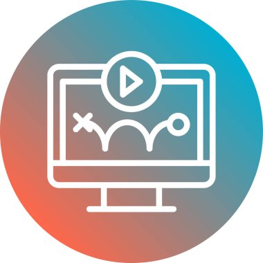 seo modern simgesinin vektör illüstrasyonu