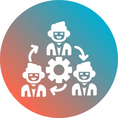 İnsan simgesinin vektör illüstrasyonu