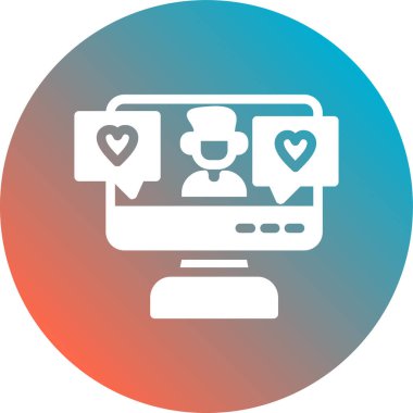 seo modern simgesinin vektör illüstrasyonu