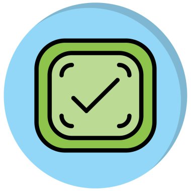 vektör onay işareti simgesi