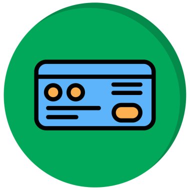 Kredi kartıyla. Basit tasarım