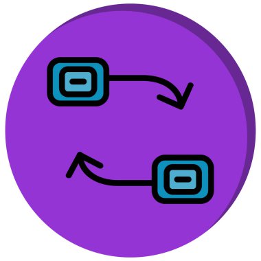 seo modern simgesinin vektör illüstrasyonu