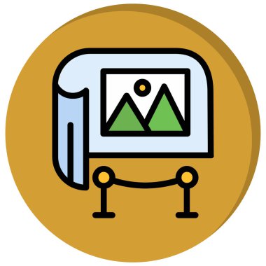 harita simgesi vektör illüstrasyonu