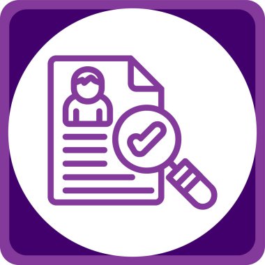 Belge simgesinin vektör illüstrasyonu