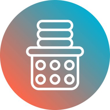 vektör uzun gölgeli modern daire simgeleri