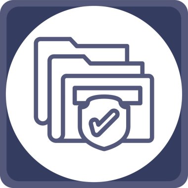 Belge simgesinin vektör illüstrasyonu