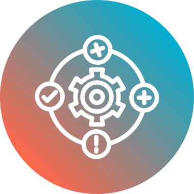 Seo simgesinin vektör illüstrasyonu