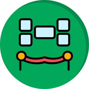 İzole edilmiş tek bir oyuncak simgesinin vektör çizimi