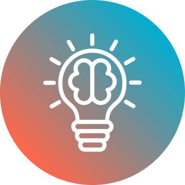 ampul simgesi, vektör illüstrasyonu