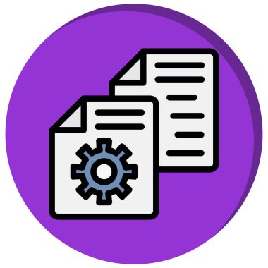 dişli simgesi vektör illüstrasyonu