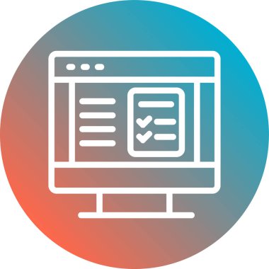 seo modern simgesinin vektör illüstrasyonu