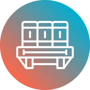 Modern simgenin vektör illüstrasyonu