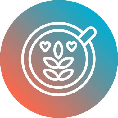 Benzersiz aşk vektörü simgesi