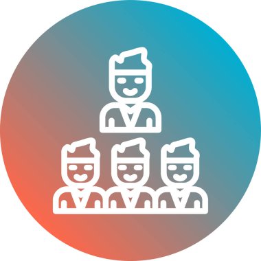 İnsan simgesinin vektör illüstrasyonu