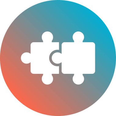 İş düz simgesi, vektör illüstrasyonu